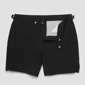 Spier & Mackay Black Swim Shorts with Side Tab Adjusters, 28